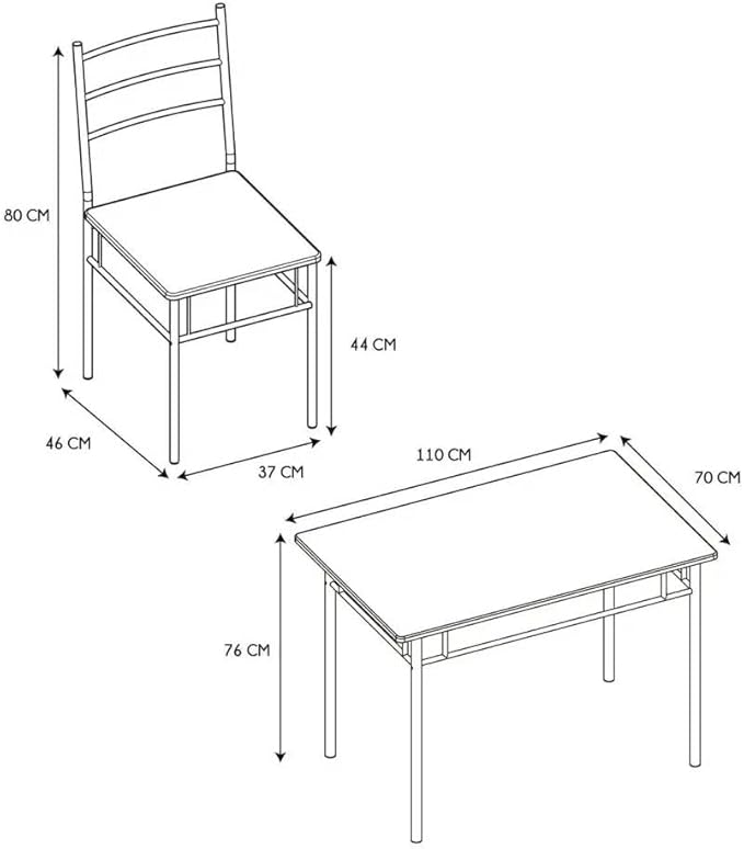 DT-1A -  Dinner Table with 4 Chair